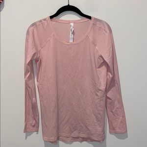 Lululemon Longsleeve pink shirt